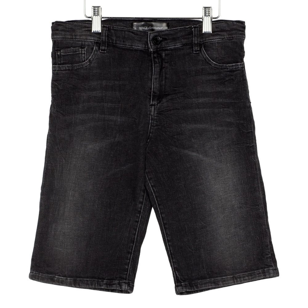 DOLCE & GABBANA Boys'‎ Washed Denim Shorts Size: 12